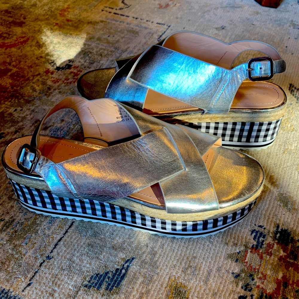 Zara Silver sandals